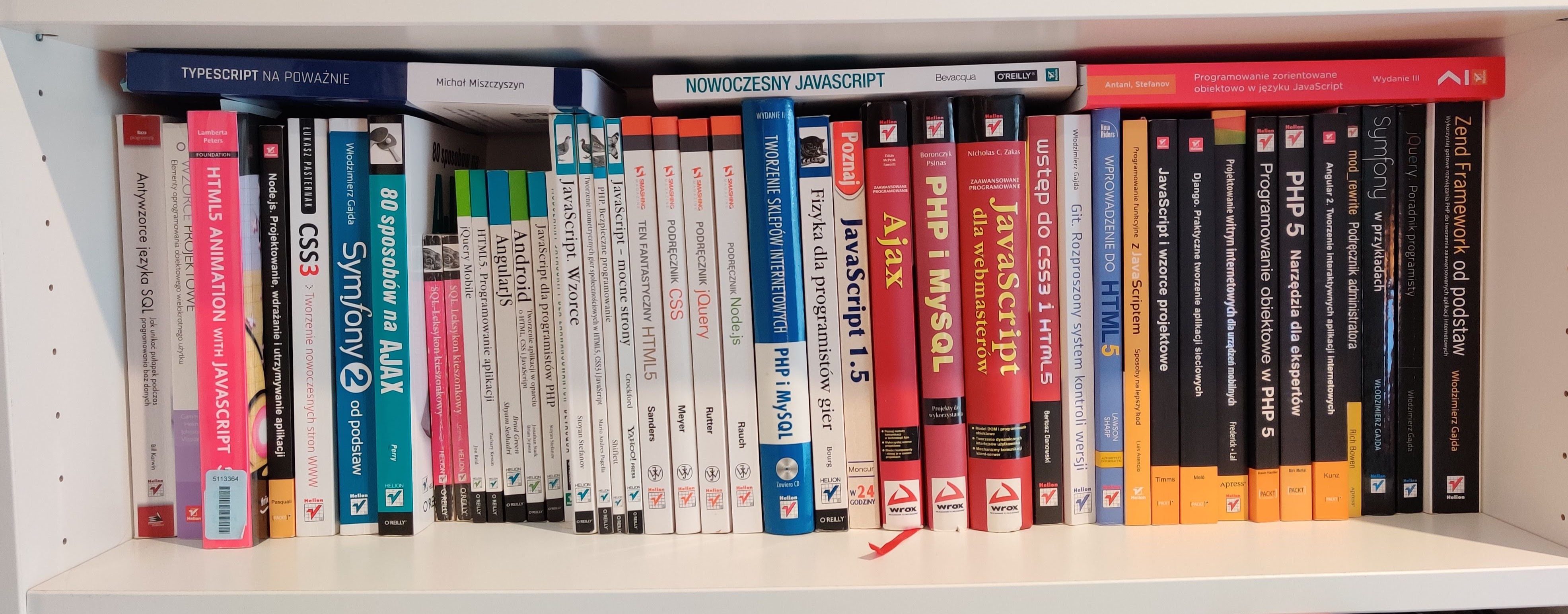 My bookshelf